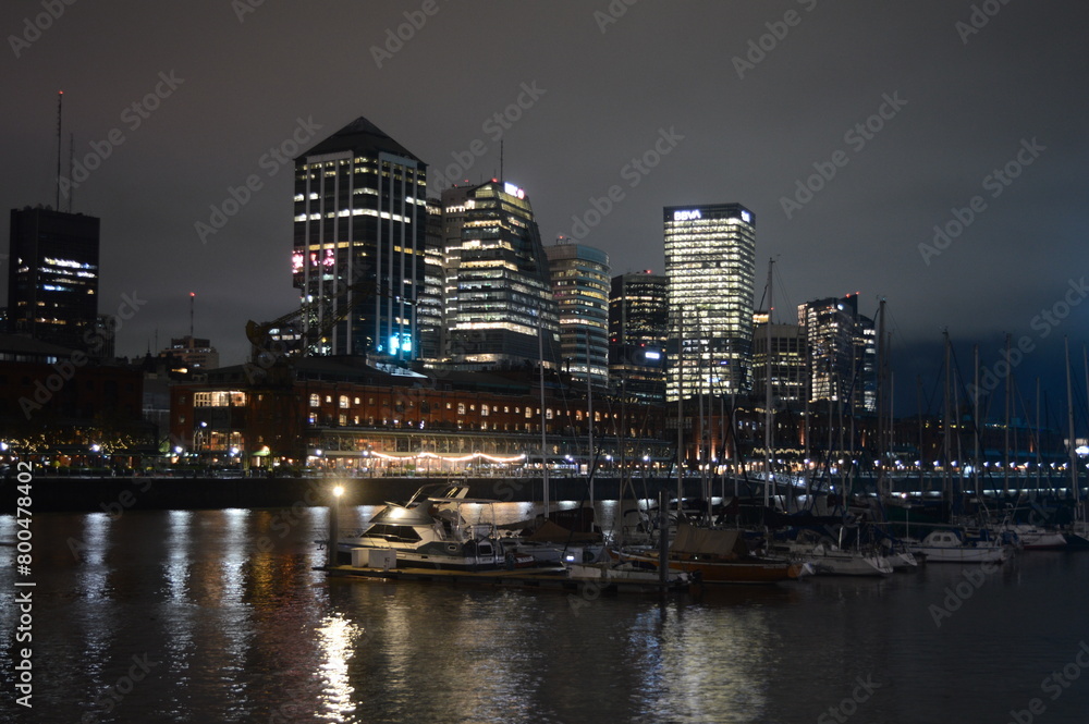 country skyline at night