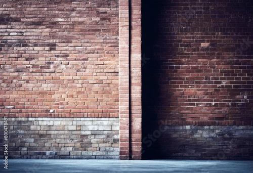  wall street industrial grunge background empty brick urban warehouse abandoned aged ageing ancient architecture blank building concrete cracked decay design 