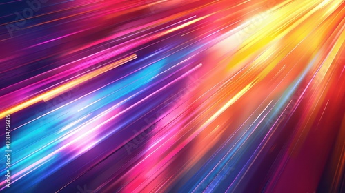 dynamic light speed abstract colorful wallpaper