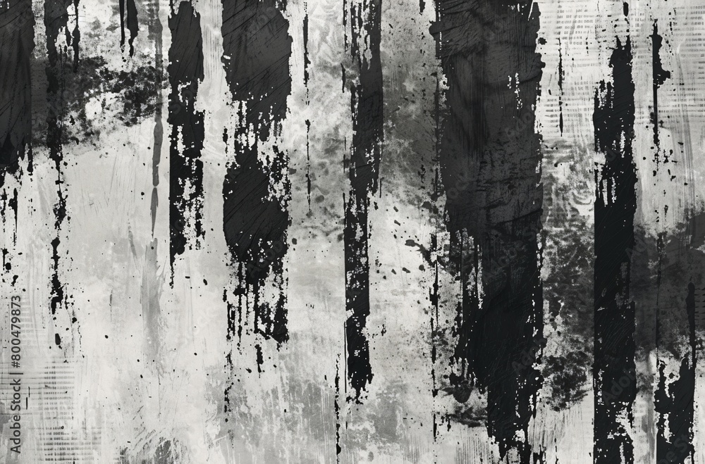 Black and white textured background with rough, grunge effects Black and white textured background with rough, grunge effects