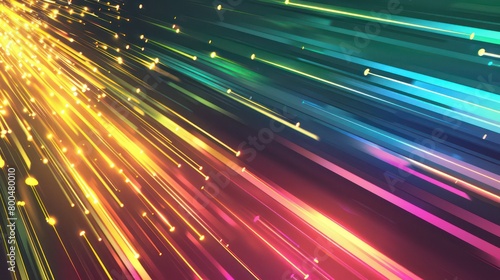 dynamic light speed abstract colorful wallpaper