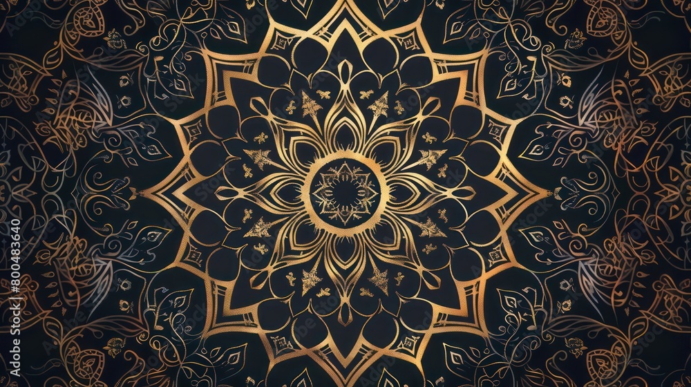 mandala background with golden arabesque patterns and amazing details mandala background with golden arabesque patterns and amazing details