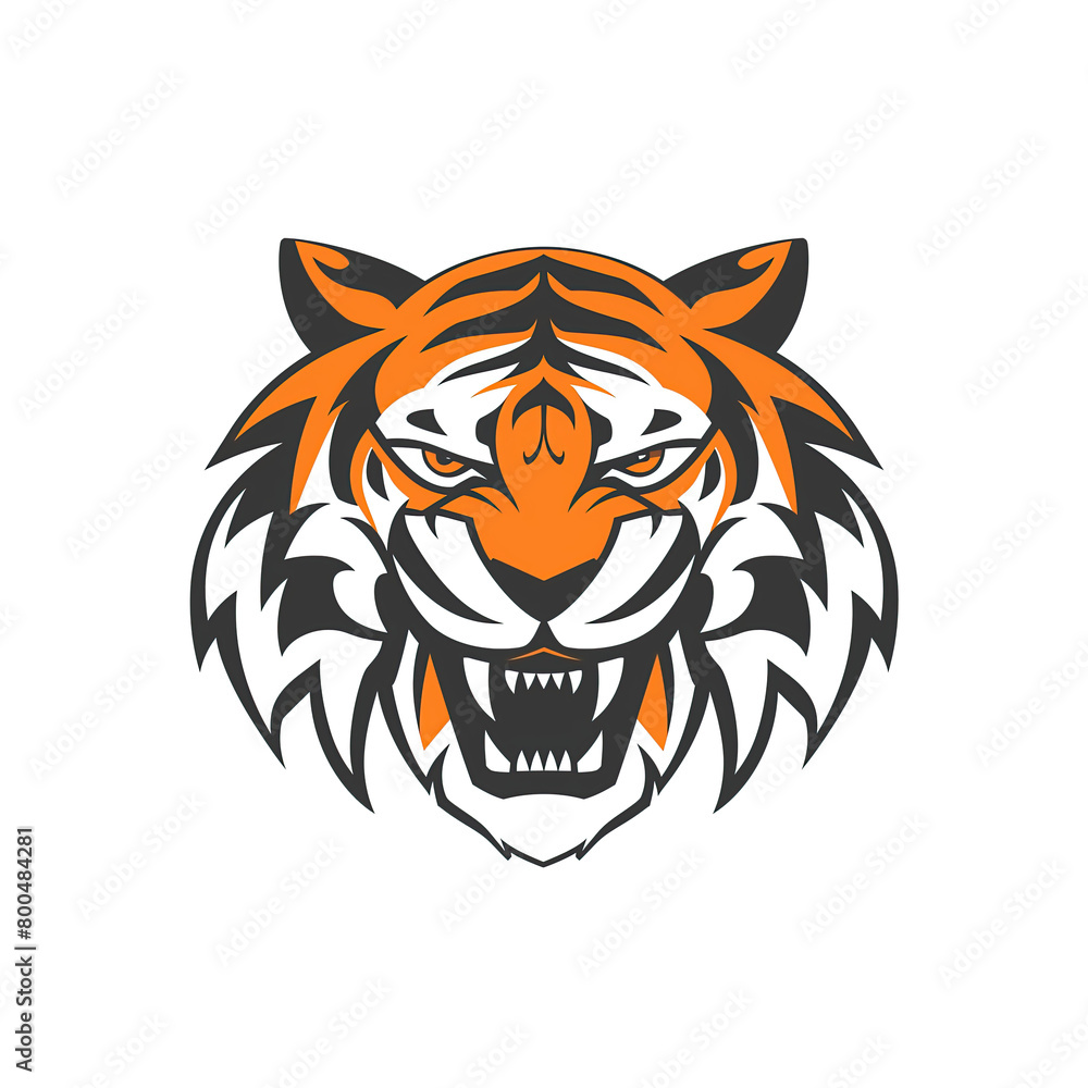 Obraz premium logo design, tiger head logo