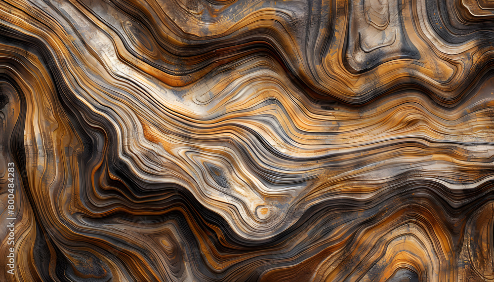 Fototapeta premium Authentic Wood Grain Textures: Natural and Rustic