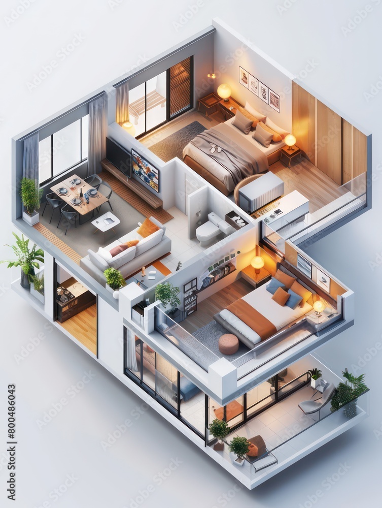 house interior design layout view from above with nice lighting and colors house interior design layout view from above with nice lighting and colors