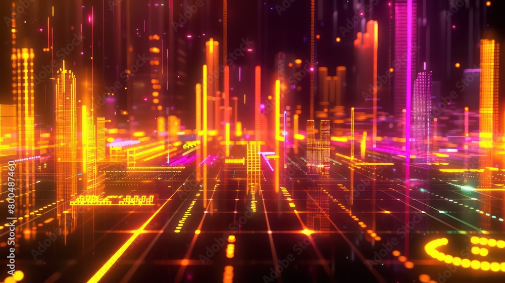 high tech data graphic illustration background high tech data graphic illustration background