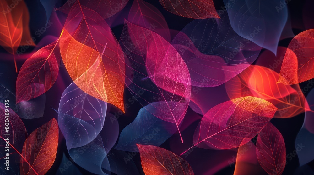 custom made wallpaper toronto digitalabstract ornamental foliage background with bold colorful elegant decorative elements 