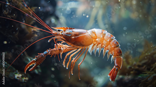 Prawn nature underwater aquarium