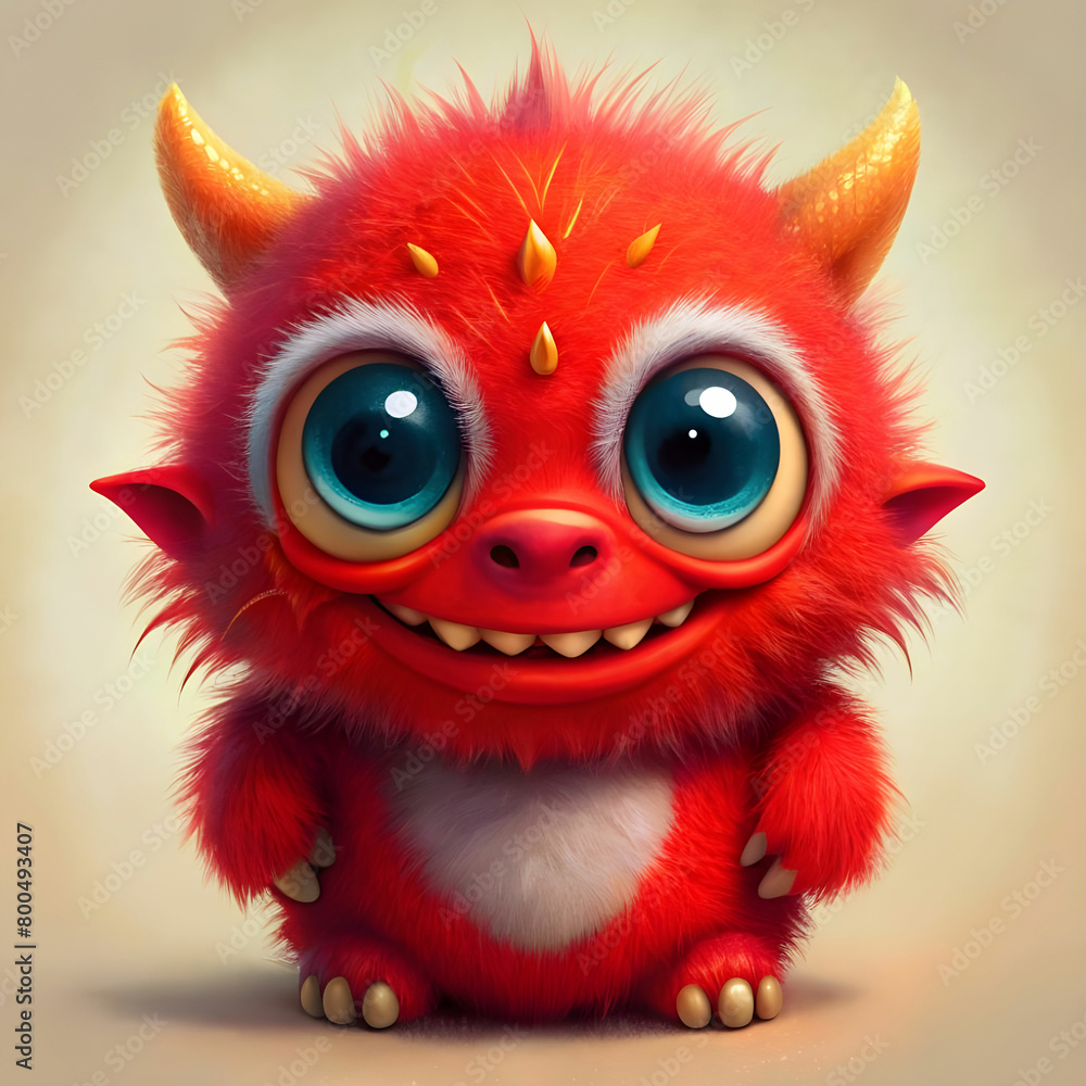 cute baby monster