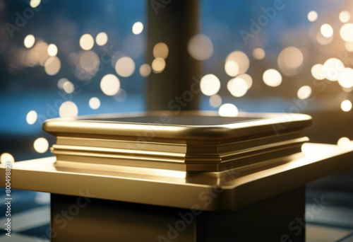 'isolated Podium poduim soapbox champ rank preferable winner first result place competition race combat arrival sport vanquish pedestal achievement game business gold silver bronze'