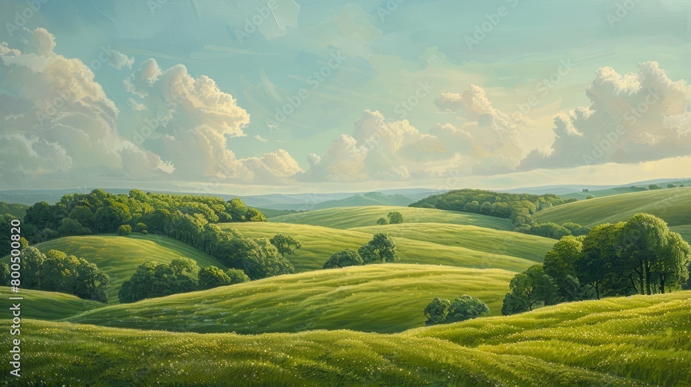 rolling green hills on a sunny day rolling green hills on a sunny day
