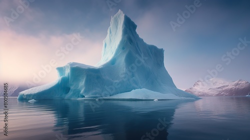 Iceberg - Hidden Danger And Global Warming Concept Generative AI © KRIS