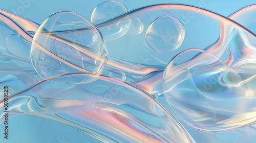 High-resolution close-up image of bubbles, showcasing their subtle colors and the delicate thinness of their walls