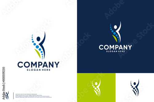 chiropractic logo for spine health , logo design inspiration.