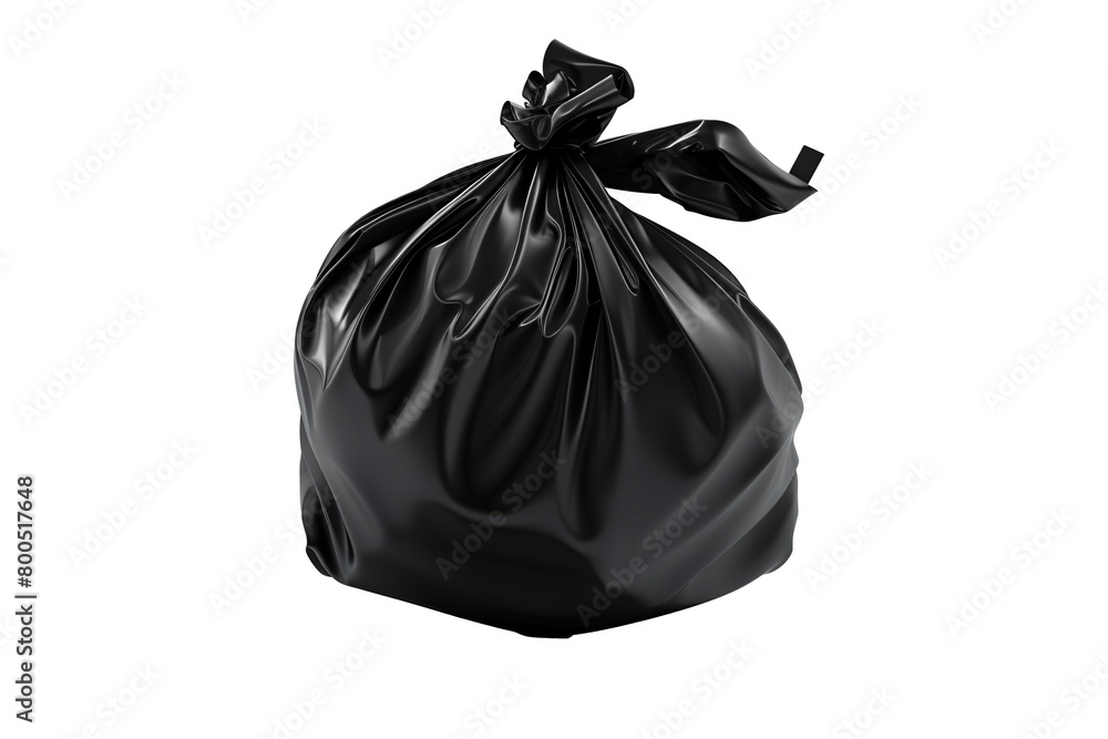 a black garbage bag with a bow a black garbage bag with a bow