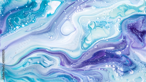 Swirling Pastel Hues in Abstract Artwork