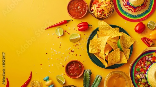 Wallpaper Mural Cinco de mayo concept copyspace Torontodigital.ca