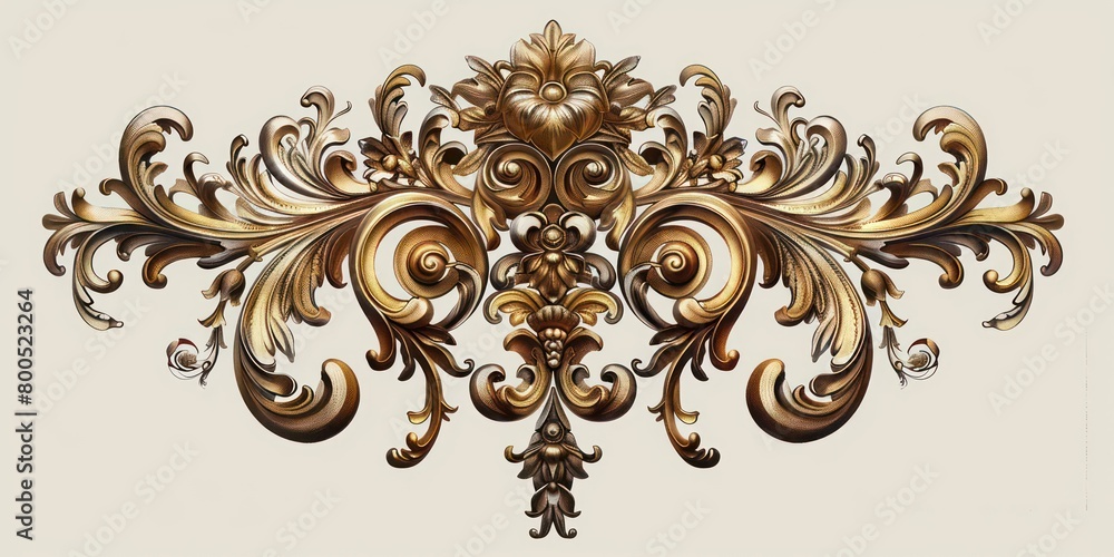 ornamental intricate flourish frame design in gold and brown ornamental intricate flourish frame design in gold and brown
