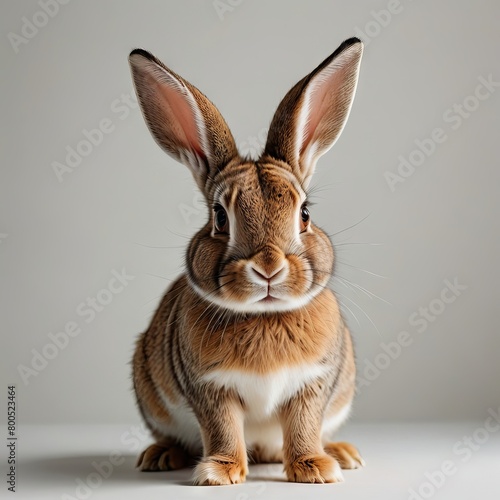 rabbit on a white background © Садыг Сеид-заде