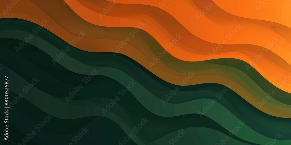 modern minimal background with gradient dark green and bright orange modern minimal background with gradient dark green and bright orange
