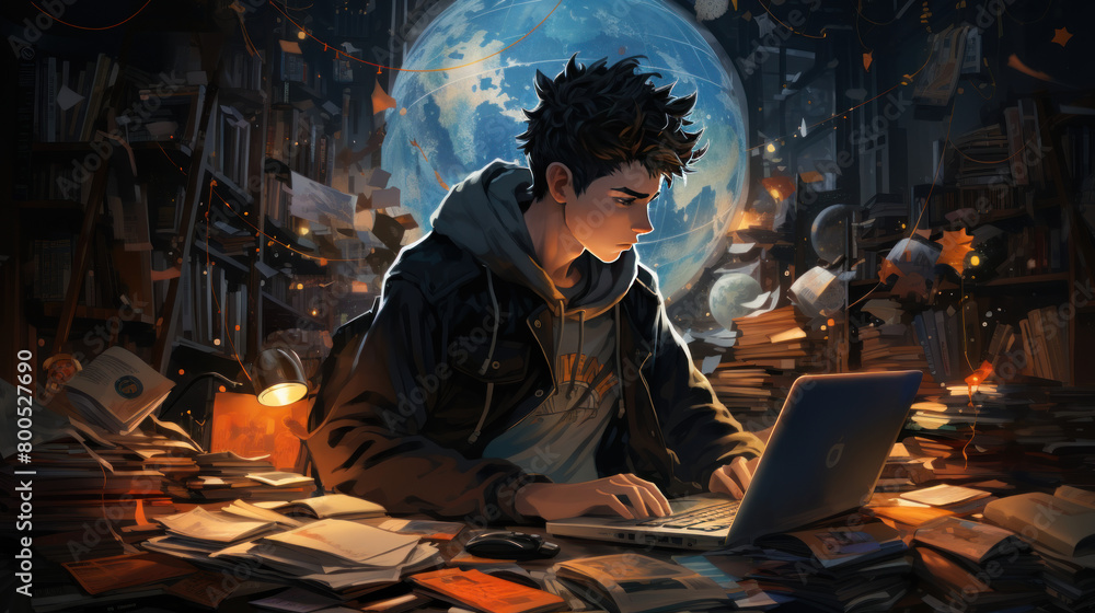 person working on laptop in the city person working on laptop in the city