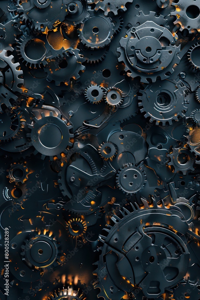 mechanic metallic gears background, realistic and detailed mechanic metallic gears background, realistic and detailed