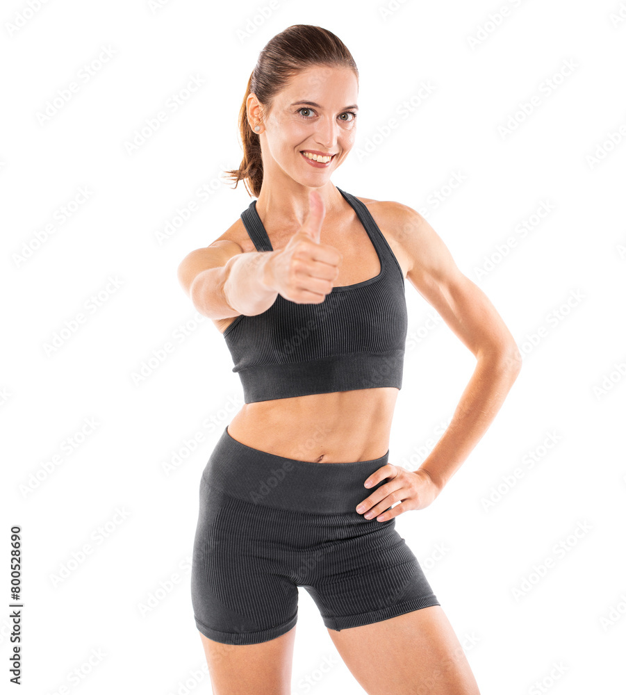 Beautiful athletic woman, isolated on white background Beautiful athletic woman, isolated on white background