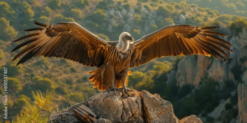 Griffon vulture in spain photo
