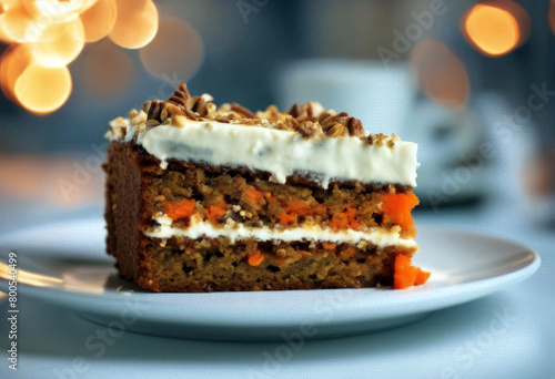 'cake bright Slice background plate carrot white Orange Food Easter Egg Nutrition Dessert Sugar Snack Gourmet Pastry Baked Fat Nutritious Calories Fork Icing Cutlery NutCake Carrot Plate Orange Food' photo