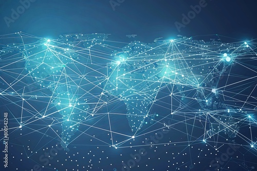 Interconnected Global Business Network: Blueprint of Worldwide Connectivity