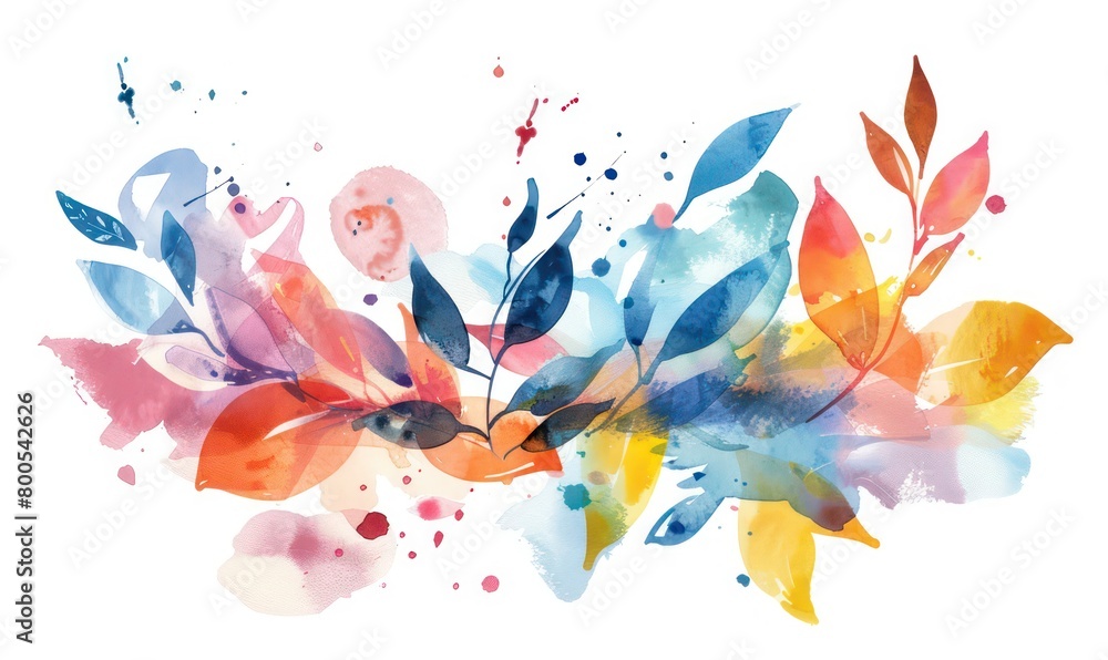 watercolor abstract illustration with free strokes watercolor abstract illustration with free strokes