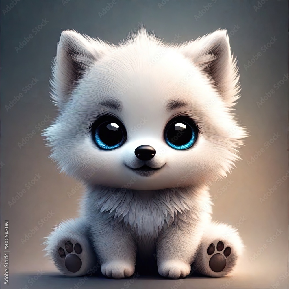 cute little wolf