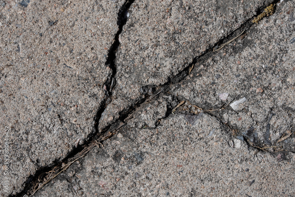 Obraz premium Textures with cracks on the cement floor