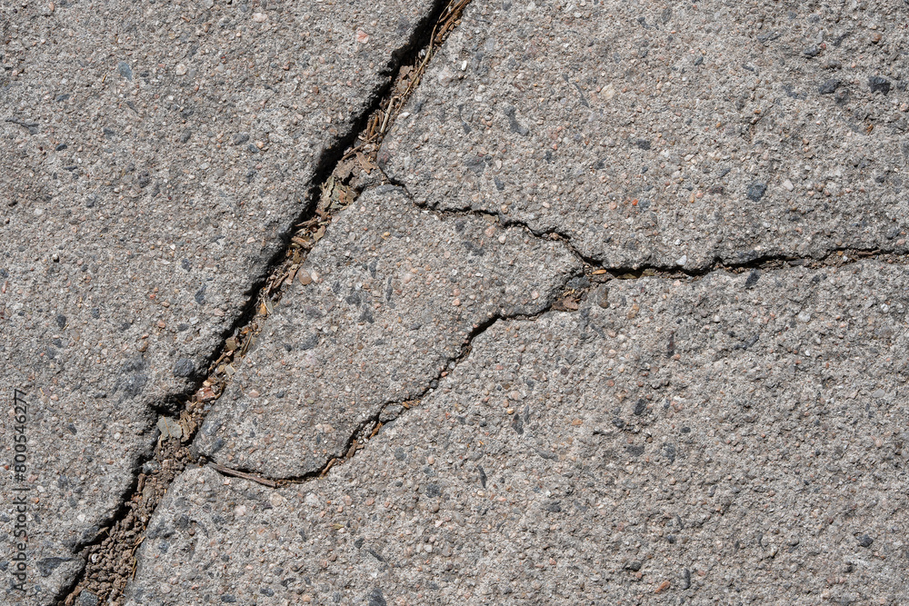 Obraz premium Textures with cracks on the cement floor