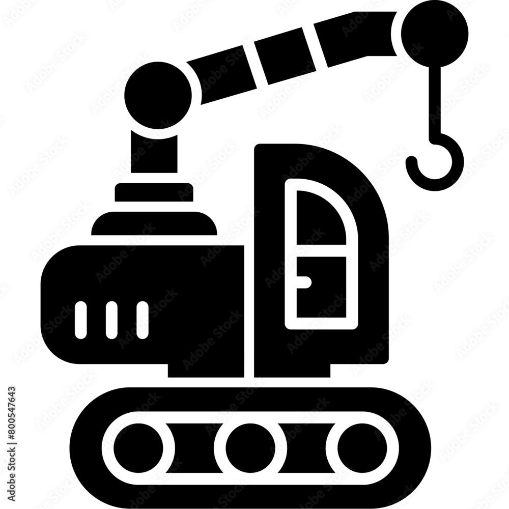 Obraz premium Crane Icon