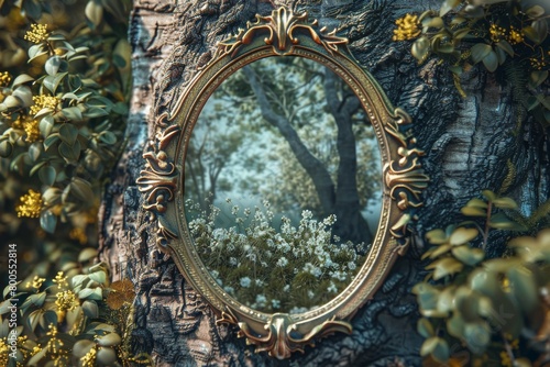Mirror in the Enchanted Forest © Livinskiy