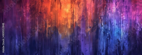 Abstract background with purple, blue and orange colors. 