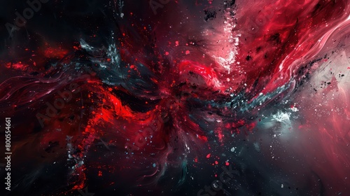 Wallpaper Mural abstract wallpaper with cosmic fantasy universe and energetic colors Torontodigital.ca