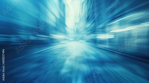 Abstract and not focused blurred blue technology room background