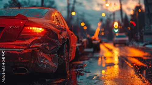 A car being towed away after an accident, illustrating the role of insurance in covering towing and recovery expenses in times of need.