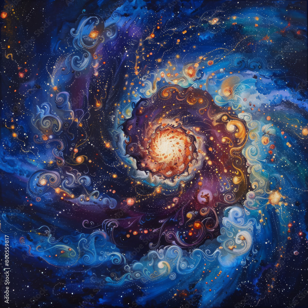 Arabesque Galaxy Celestial Elegance Arabesque Galaxy Celestial Elegance