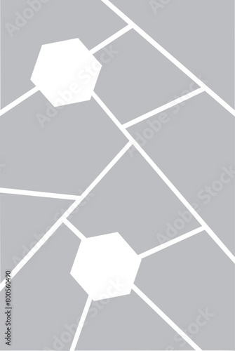 12 photos collage frame vector, photo frame collage