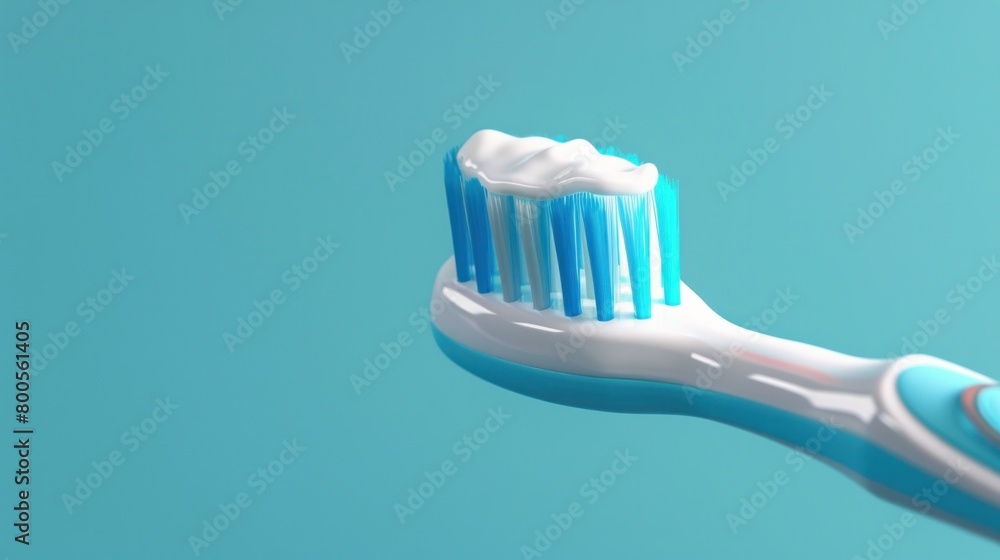 A detailed close-up of a toothbrush topped with white toothpaste, emphasizing dental hygiene and care.
A detailed close-up of a toothbrush topped with white toothpaste, emphasizing dental hygiene and care.
