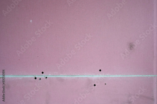 Canvas Print Pink fireproof plasterboard.