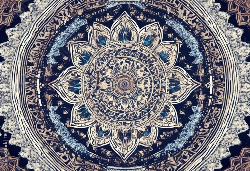  Tribal Arabic Vintage Indian vector ottoman background ornament design drawn printing seamless Islam mandala oriental pattern Hand Abstract Texture Paper Fashion 