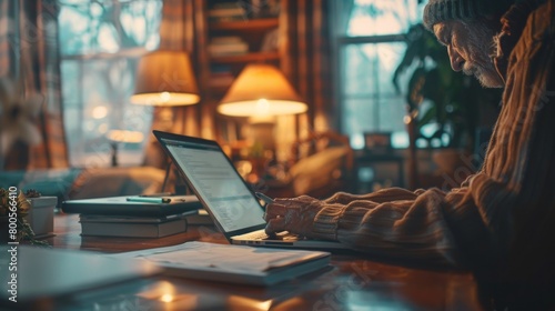 A person meeting with an insurance agent in their home, discussing personalized life insurance solutions tailored to their specific needs and circumstances.