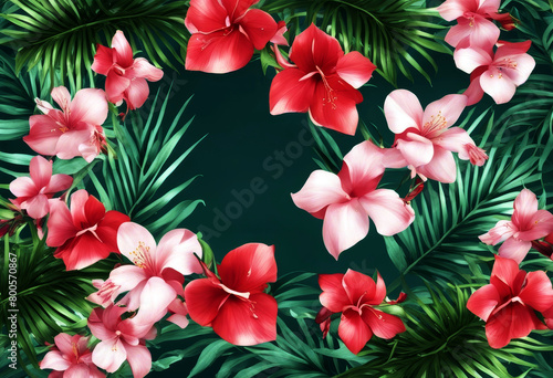 'sale holidays: label background palm tropical Day birthday flowers greeting cosmetics oleander Seamless leaves mother's card wedding party big Summer scount Background Pattern Vector Texture Beach'
