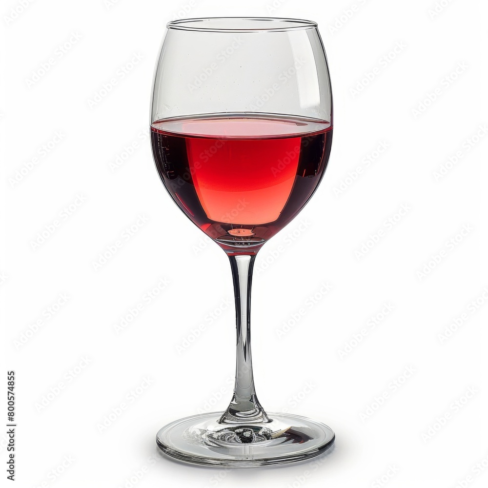 a glass of red wine on a white background a glass of red wine on a white background