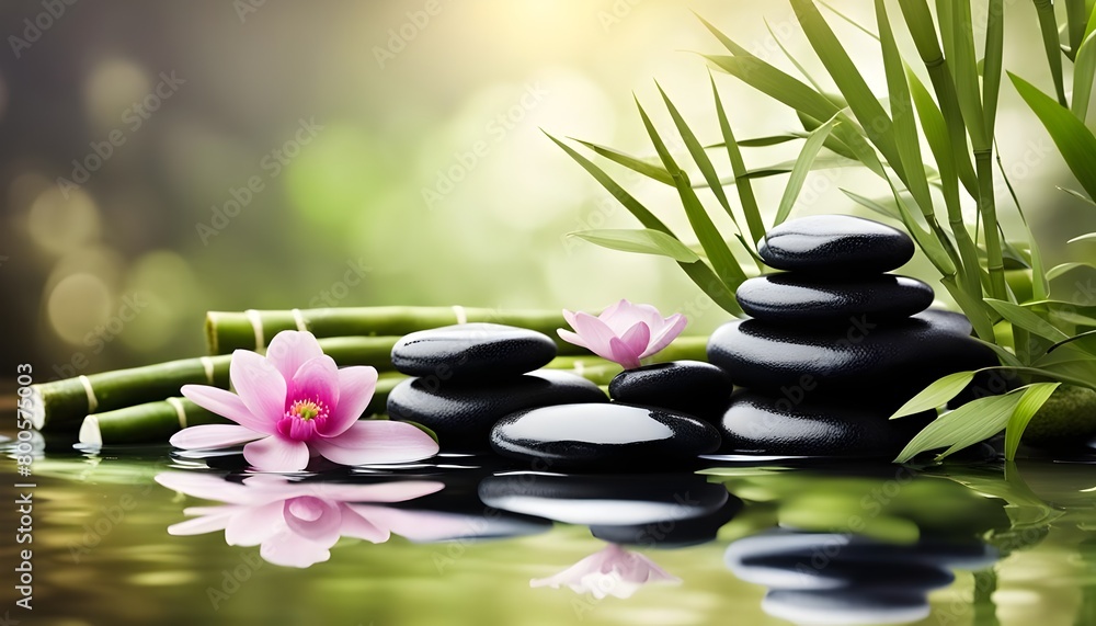Zen stones, velvet sand and lotus flower on pink background witn copy space, wellness and harmony, massage and bodycare, spa and wellness concept Zen stones, velvet sand and lotus flower on pink background witn copy space, wellness and harmony, massage and bodycare, spa and wellness concept