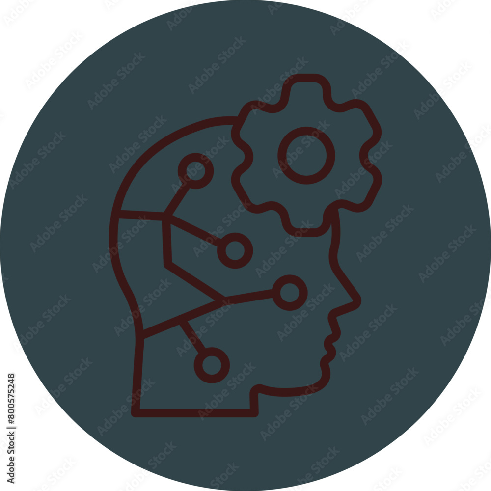 Cybernetics Grey Red Line Circle Icon Line Circle Icon Cybernetics Grey Red Line Circle Icon Line Circle Icon
